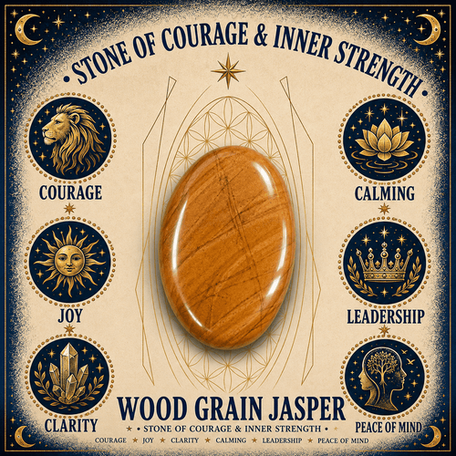 10mm Woodgrain Jasper Gemstone Bracelet