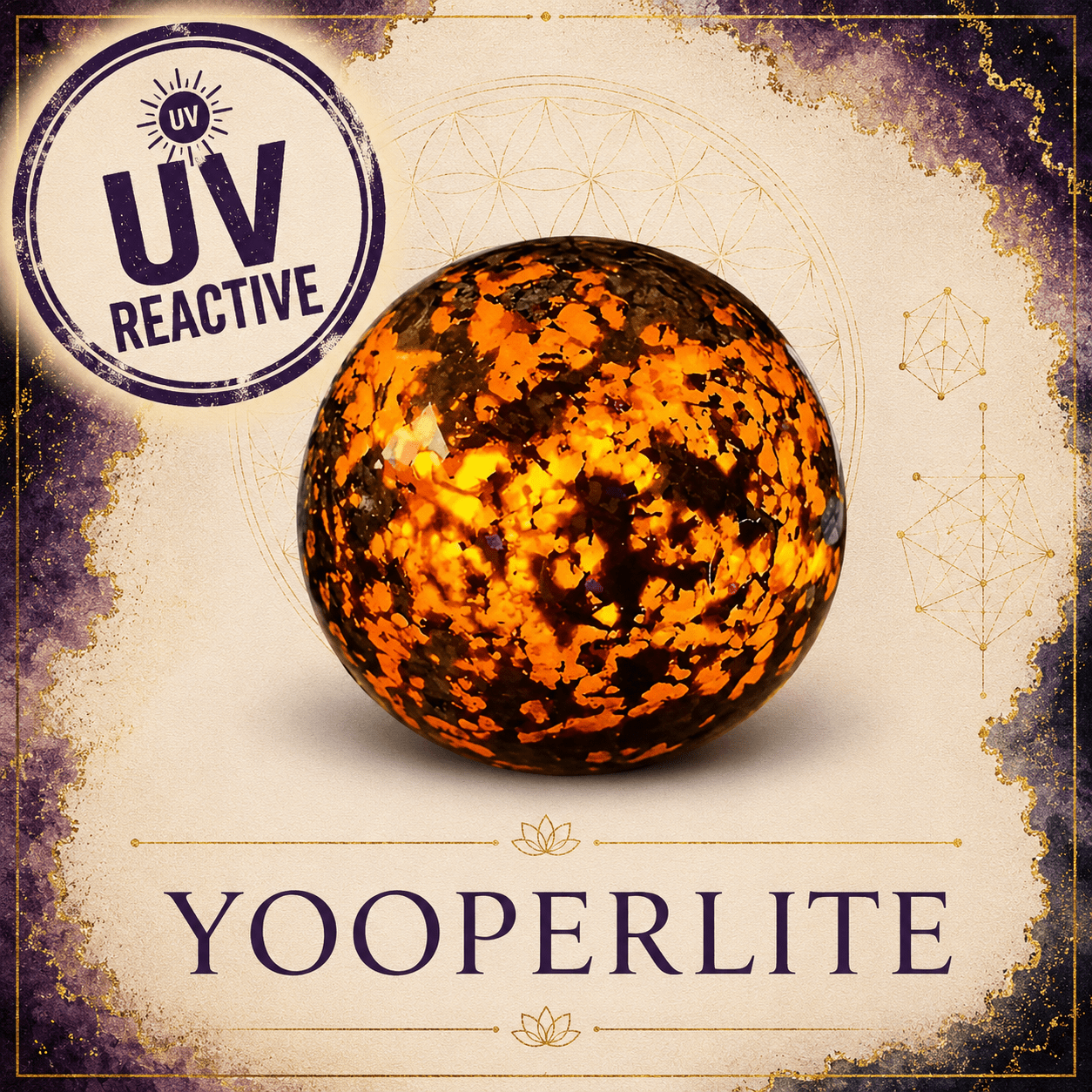 6mm Yooperlite Gemstone Bracelet